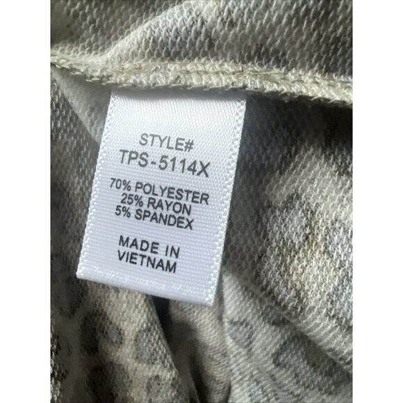 Zenana Leopard Print Soft Brushed Microfiber Cami Maxi Dress Pockets Women’s 2X - Picture 7 of 7